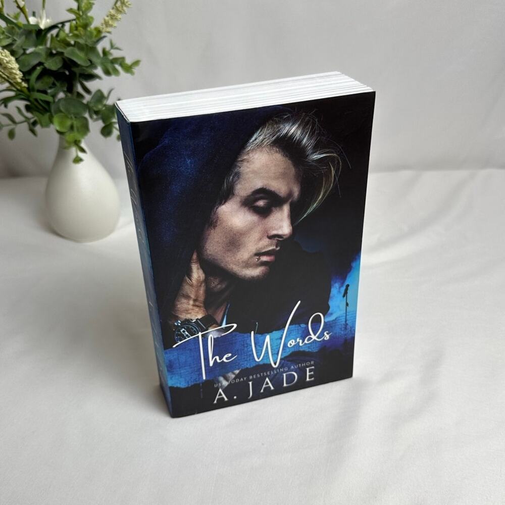 The Words A. Jade OOP Original Indie Paperback Rock Star Romance Like New